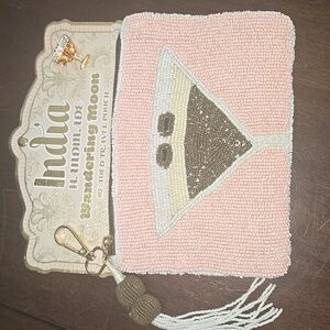 Viral Tiktok Wandering Moon Espresso Martini Beaded Travel Pouch, NWT